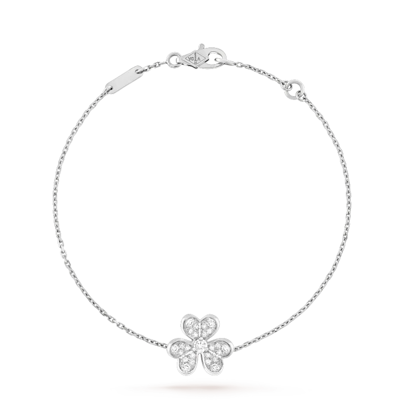 ¡®Twinkle jewelry¡¯FRIVOLE SILVER FLOWER DIAMOND BRACELET