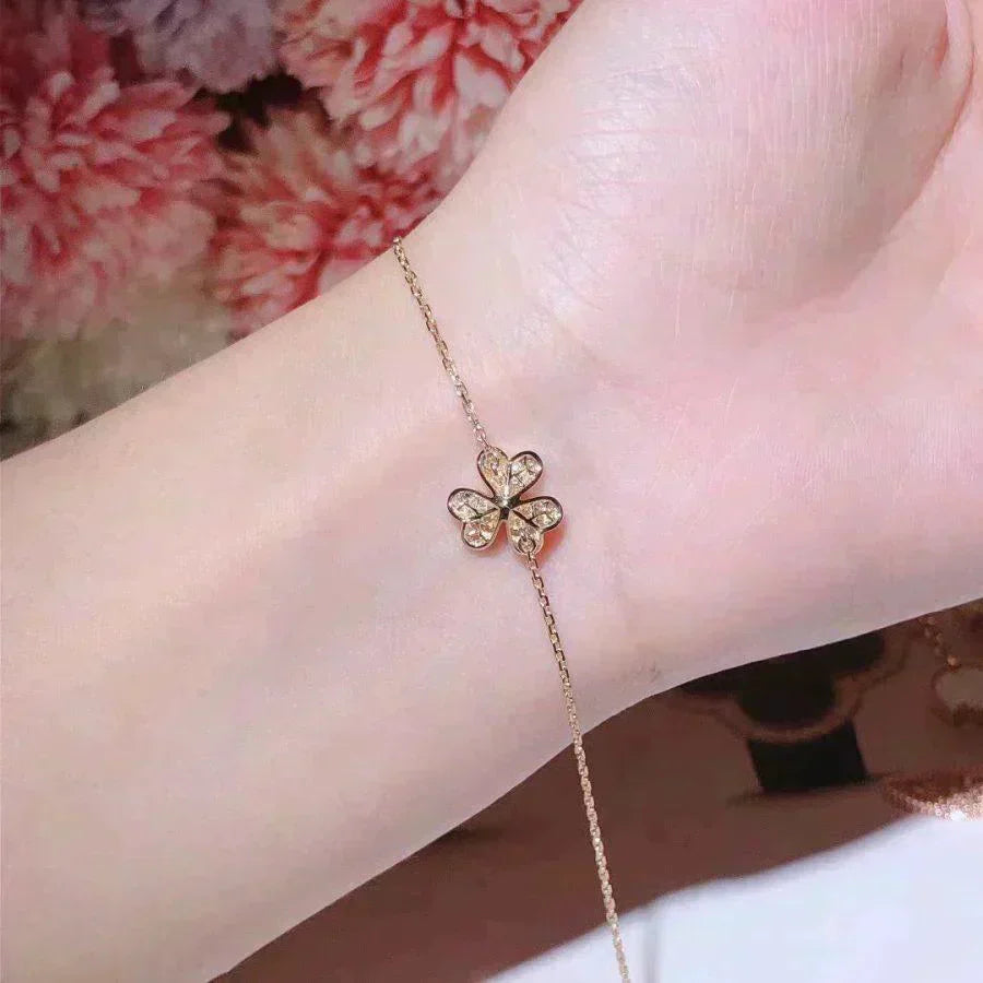 ¡®Twinkle jewelry¡¯FRIVOLE GOLD FLOWER DIAMOND BRACELET