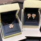 ¡®Twinkle jewelry¡¯FRIVOLE PINK GOLD FLOWER DIAMOND EARRINGS