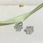 ¡®Twinkle jewelry¡¯FRIVOLE SILVER FLOWER DIAMOND EARRINGS