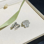 ¡®Twinkle jewelry¡¯FRIVOLE SILVER FLOWER DIAMOND EARRINGS