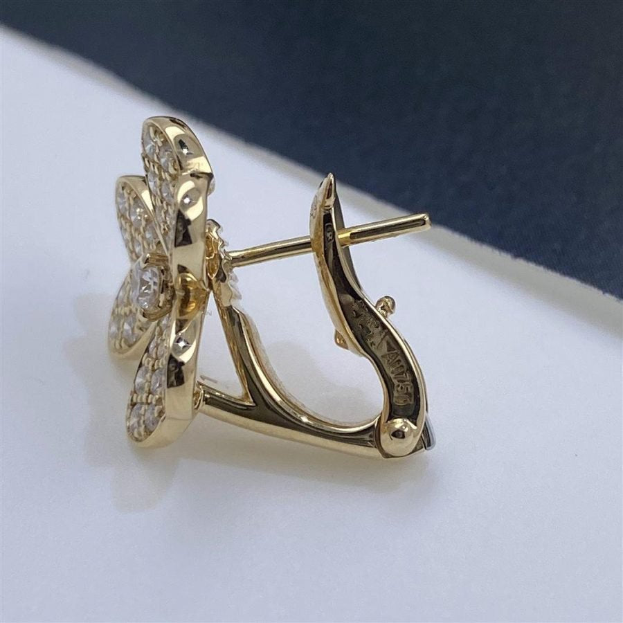 ¡®Twinkle jewelry¡¯FRIVOLE GOLD FLOWER DIAMOND EARRINGS