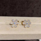 ¡®Twinkle jewelry¡¯FRIVOLE GOLD FLOWER DIAMOND EARRINGS