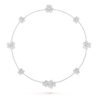 ¡®Twinkle jewelry¡¯FRIVOLE SILVER 9 FLOWERS NECKLACE