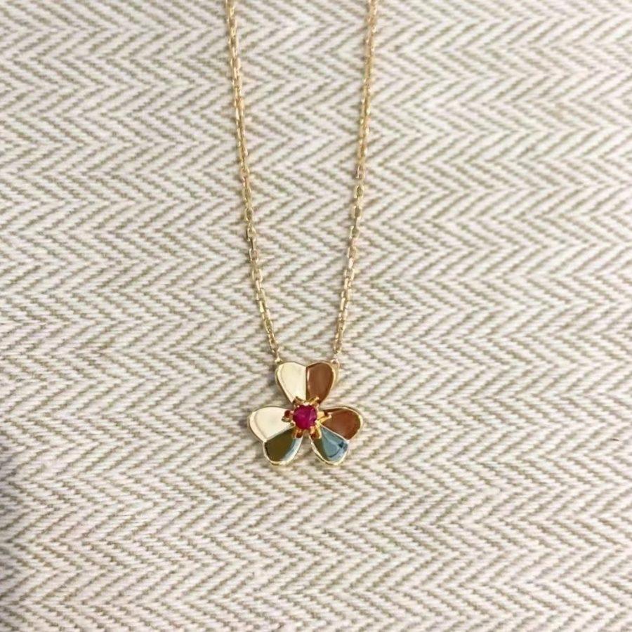 ¡®Twinkle jewelry¡¯FRIVOLE GOLD FLOWER NECKLACE