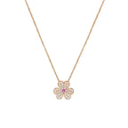 ¡®Twinkle jewelry¡¯FRIVOLE ROSE GOLD FLOWER DIAMOND NECKLACE