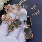 ¡®Twinkle jewelry¡¯CLOVER EARRINGS DARK MOP 4 MOTIFS ROSE GOLD