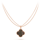¡®Twinkle jewelry¡¯CLOVER 25MM GOLD DARK MOP BIG CLOVER NECKLACE
