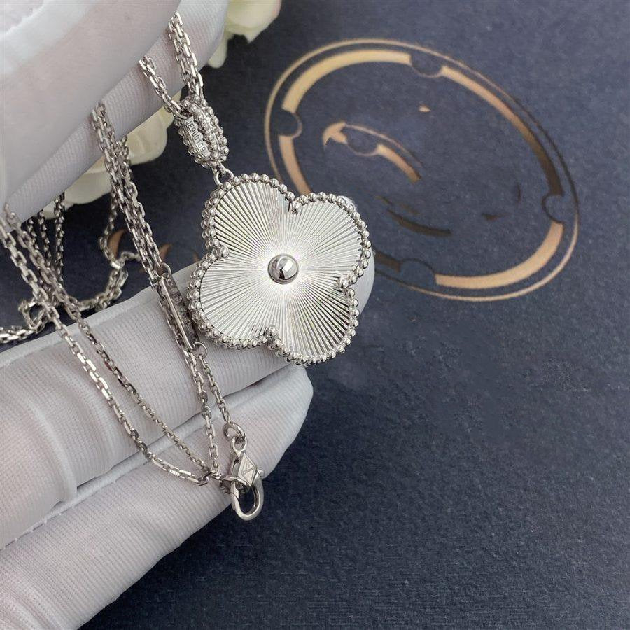 ¡®Twinkle jewelry¡¯CLOVER 25MM SILVER BIG CLOVER NECKLACE