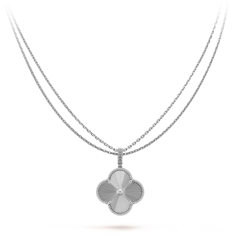 ¡®Twinkle jewelry¡¯CLOVER 25MM SILVER BIG CLOVER NECKLACE