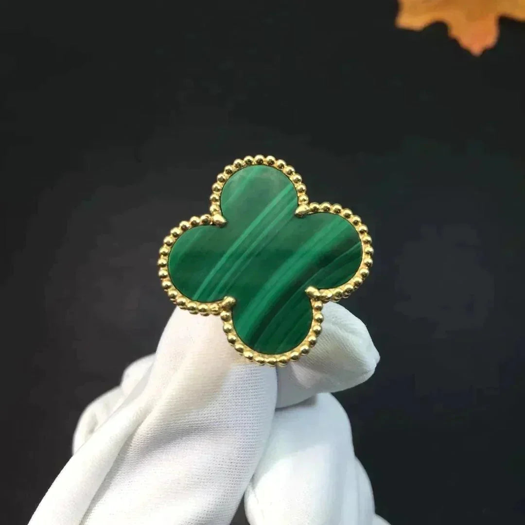 ¡®Twinkle jewelry¡¯CLOVER MALACHITE RING