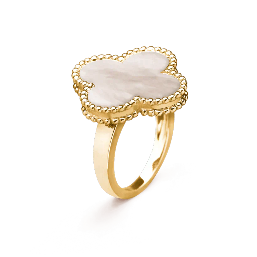 ¡®Twinkle jewelry¡¯CLOVER WHITE MOP RING