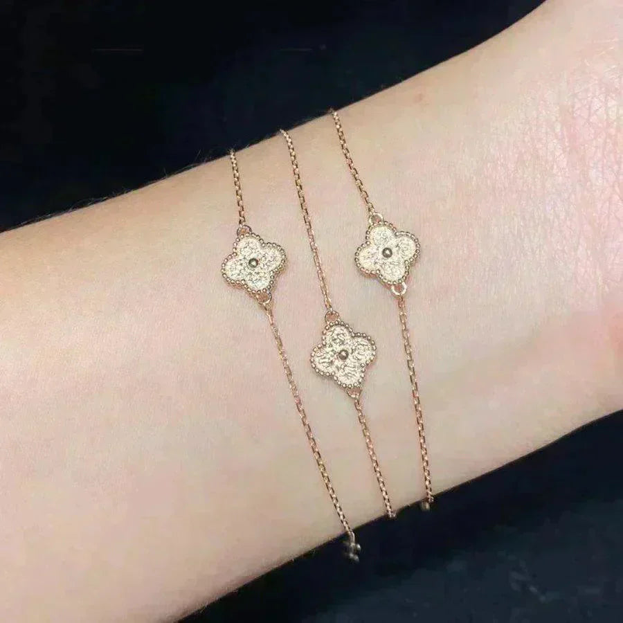 ¡®Twinkle jewelry¡¯CLOVER SINGLE FLOWER BRACELET