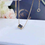 ¡®Twinkle jewelry¡¯CLOVER ONYX SINGLE FLOWER BRACELET
