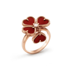 ¡®Twinkle jewelry¡¯SWEET CLOVER CARNELIAN RING