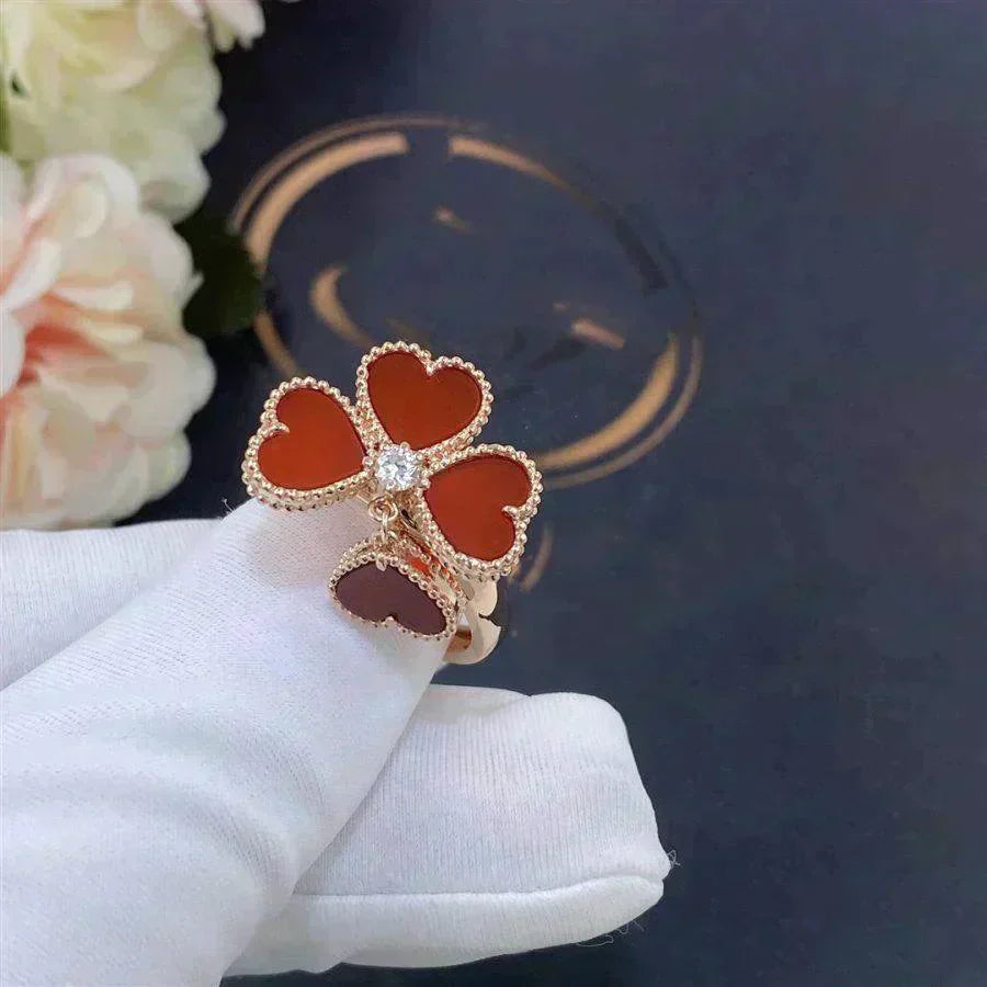 ¡®Twinkle jewelry¡¯SWEET CLOVER CARNELIAN RING