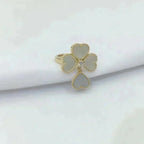 ¡®Twinkle jewelry¡¯SWEET CLOVER WHITE MOP RING