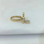 ¡®Twinkle jewelry¡¯SWEET CLOVER WHITE MOP RING