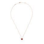 ¡®Twinkle jewelry¡¯SWEET CLOVER CARNELIAN HEART NECKLACE