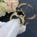 ¡®Twinkle jewelry¡¯CLOVER ONYX RING