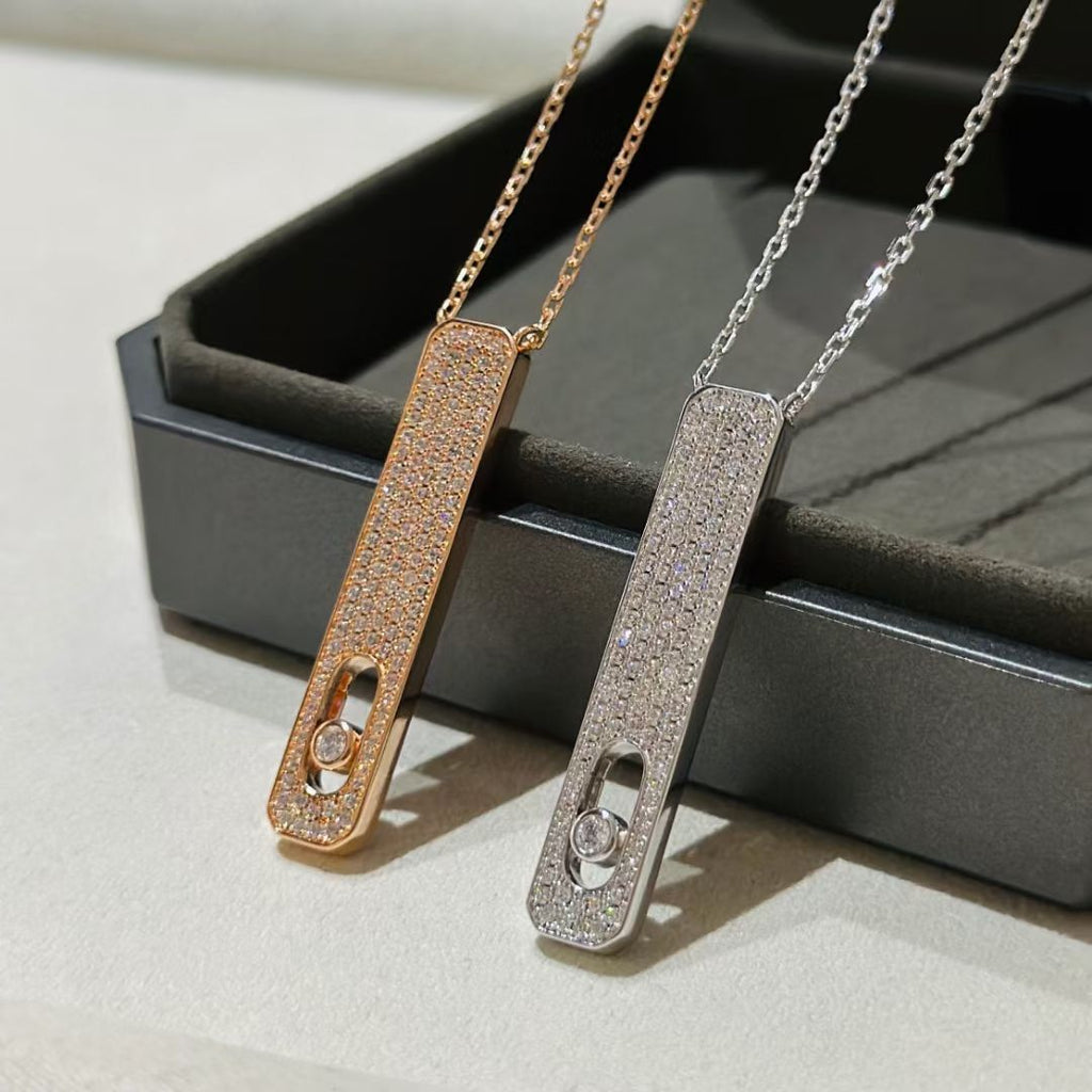 [Twinkle jewelrys]MY FIRST DIAMOND PAVED NECKLACE