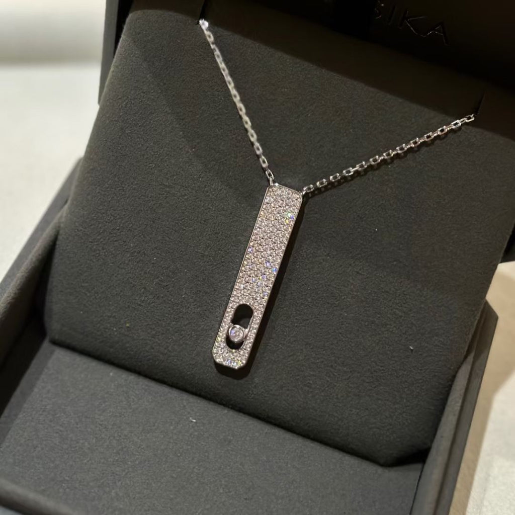 [Twinkle jewelrys]MY FIRST DIAMOND PAVED NECKLACE