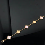 [Twinkle jewelry]New  CLOVER 5 MOTIFS  PINK MOP BRACELET COLLECTION