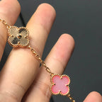 [Twinkle jewelry]New  CLOVER 5 MOTIFS  PINK MOP BRACELET COLLECTION