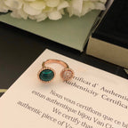 ¡®Twinkle jewelry¡¯PERLEE COULEURS DIAMOND ROSE GOLD BETWEEN THE FINGER RING