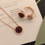 ¡®Twinkle jewelry¡¯PERLEE COULEURS DIAMOND ROSE GOLD BETWEEN THE FINGER RING