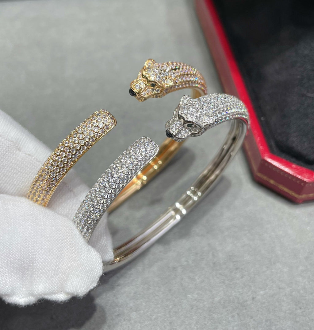 ¡®Twinkle jewelry¡¯PANTHERE FULL DIAMOND OPEN BRACELET