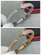 ¡®Twinkle jewelry¡¯PANTHERE FULL DIAMOND OPEN BRACELET
