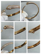 ¡®Twinkle jewelry¡¯PANTHERE FULL DIAMOND OPEN BRACELET