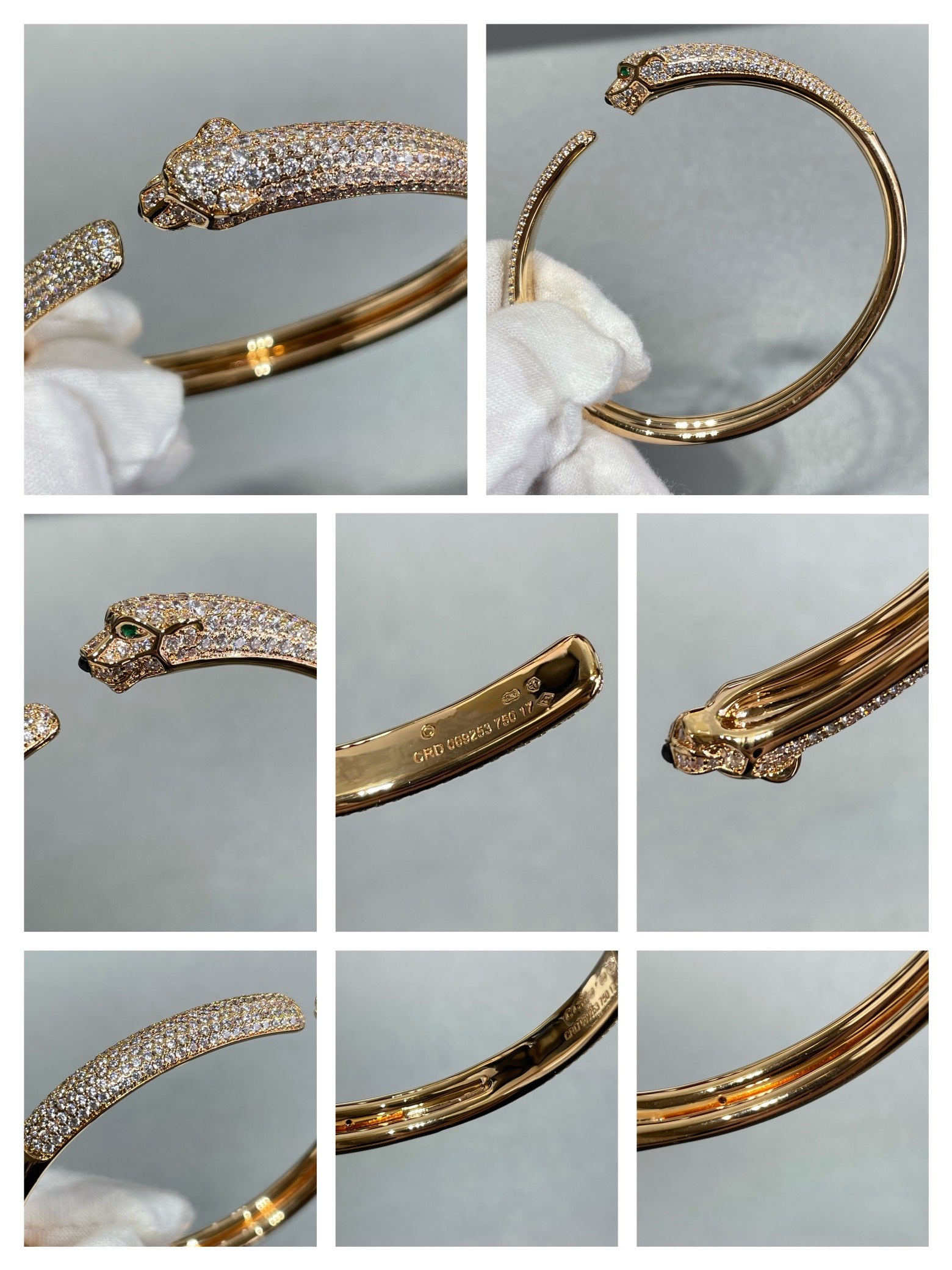 ¡®Twinkle jewelry¡¯PANTHERE FULL DIAMOND OPEN BRACELET