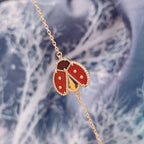 ¡®Twinkle jewelry¡¯LUCKY SPRING 1 MOTIF PINK GOLD BRACELET