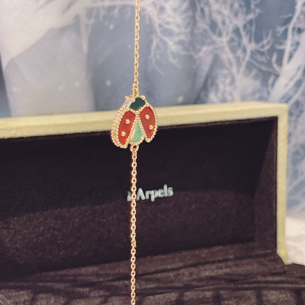 ¡®Twinkle jewelry¡¯LUCKY SPRING 1 MOTIF PINK GOLD BRACELET
