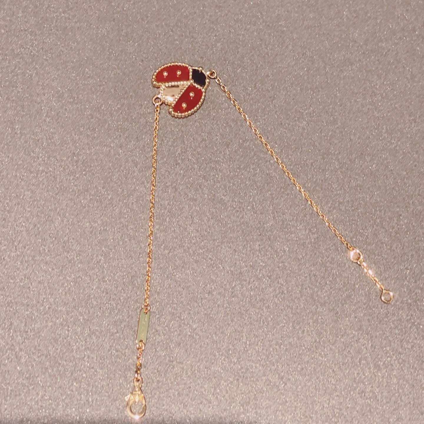 ¡®Twinkle jewelry¡¯LUCKY SPRING 1 MOTIF PINK GOLD BRACELET