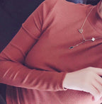 ¡®Twinkle jewelry¡¯LUCKY SPRING 4 MOTIFS ROSE GOLD NECKLACE
