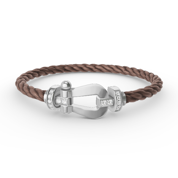 ¡®Twinkle jewelry¡¯FORCE LARGE HORSESHOE HALF DIAMOND BRACELET SILVER