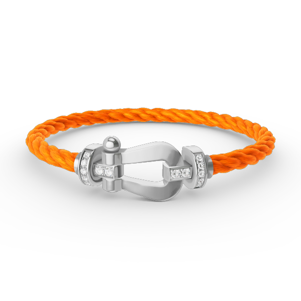 ¡®Twinkle jewelry¡¯FORCE LARGE HORSESHOE HALF DIAMOND BRACELET SILVER