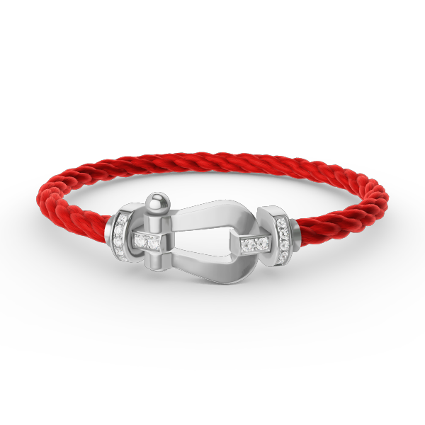 ¡®Twinkle jewelry¡¯FORCE LARGE HORSESHOE HALF DIAMOND BRACELET SILVER