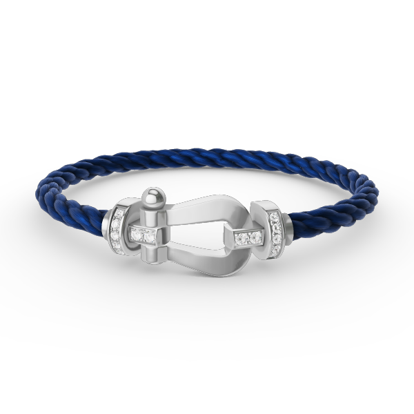 ¡®Twinkle jewelry¡¯FORCE LARGE HORSESHOE HALF DIAMOND BRACELET SILVER