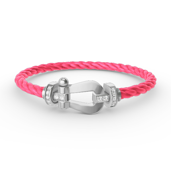 ¡®Twinkle jewelry¡¯FORCE LARGE HORSESHOE HALF DIAMOND BRACELET SILVER