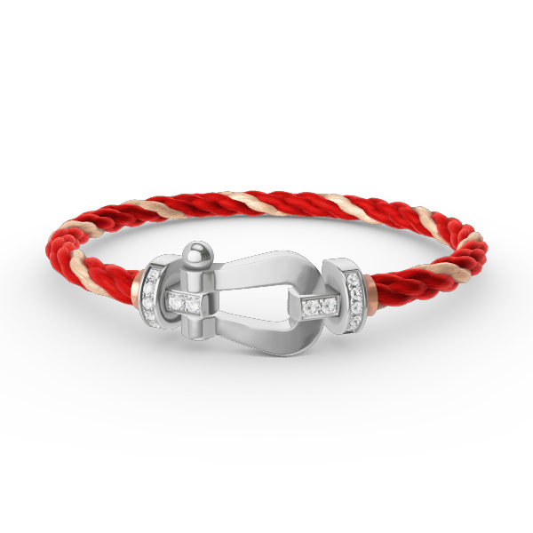 ¡®Twinkle jewelry¡¯FORCE LARGE HORSESHOE HALF DIAMOND BRACELET SILVER