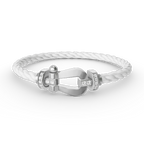 ¡®Twinkle jewelry¡¯FORCE LARGE HORSESHOE HALF DIAMOND BRACELET SILVER