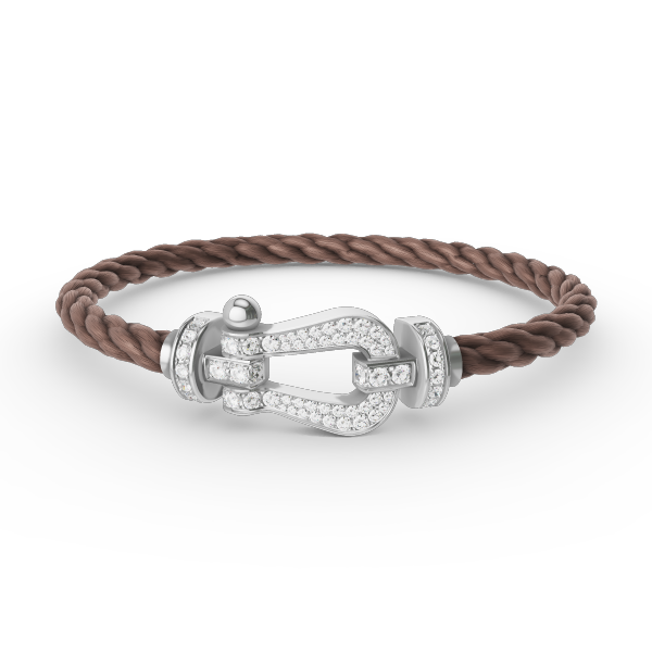 ¡®Twinkle jewelry¡¯FORCE LARGE HORSESHOE FULL DIAMOND BRACELET SILVER