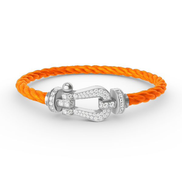 ¡®Twinkle jewelry¡¯FORCE LARGE HORSESHOE FULL DIAMOND BRACELET SILVER