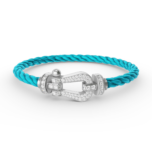 ¡®Twinkle jewelry¡¯FORCE LARGE HORSESHOE FULL DIAMOND BRACELET SILVER