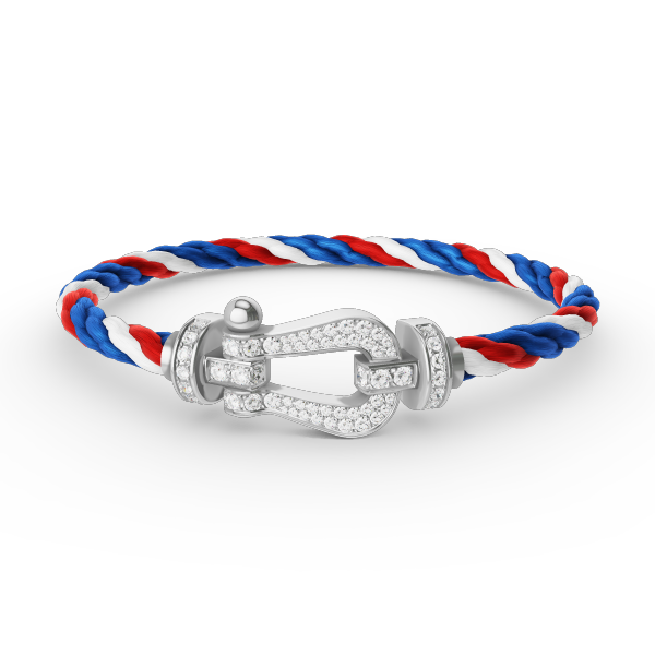 ¡®Twinkle jewelry¡¯FORCE LARGE HORSESHOE FULL DIAMOND BRACELET SILVER
