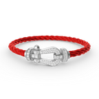 ¡®Twinkle jewelry¡¯FORCE LARGE HORSESHOE FULL DIAMOND BRACELET SILVER
